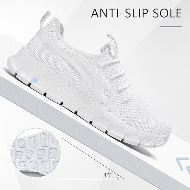 Men's Sports Shoes Breathable Road Running Shoes Lightweight Men's Casual Shoes Non-Slip Tennis ShoesFlat - Image 2