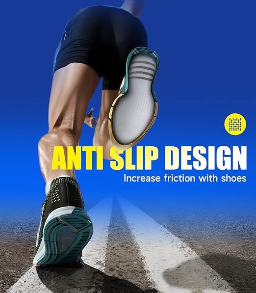 Running Socks Cushioned Sports Socks Ankle Socks Trainer Socks for Men Women - Image 2